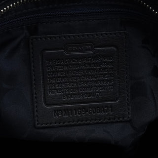 Coach F08A71 Black Leather Hamptons Tote Bag