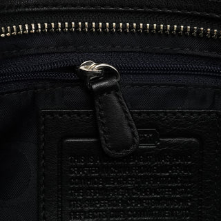 Coach F08A71 Black Leather Hamptons Tote Bag