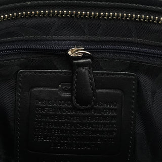 Coach F08A71 Black Leather Hamptons Tote Bag