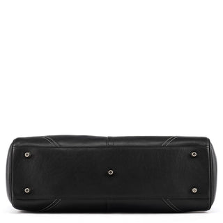 Coach F08A71 Black Leather Hamptons Tote Bag