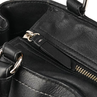Coach F08A71 Black Leather Hamptons Tote Bag