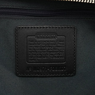 Coach F08K06 Black Signature Canvas Hamptons Tote Bag