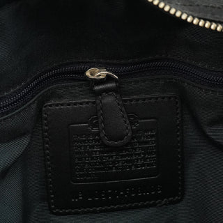 Coach F08K06 Black Signature Hamptons Tote Bag