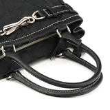 Coach F08K06 Black Signature Hamptons Tote Bag