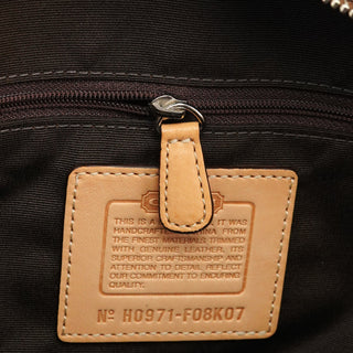 Coach F08K07 Beige Tan Signature Hampton Tote Bag