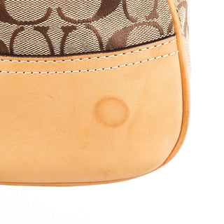 Coach F08K07 Beige Tan Signature Tote Bag