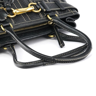 Coach F10212 Black Leather Tote Bag