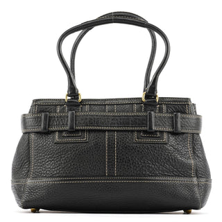 Coach F10212 Black Leather Tote Bag