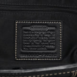 Coach F10212 Black Pebbled Leather Hamptons Tote Bag