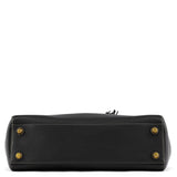 Coach F10212 Black Pebbled Leather Hamptons Tote Bag