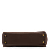 Coach F10212 Brown Pebbled Leather Hamptons Tote Bag