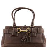 Coach F10212 Brown Pebbled Leather Hamptons Tote Bag