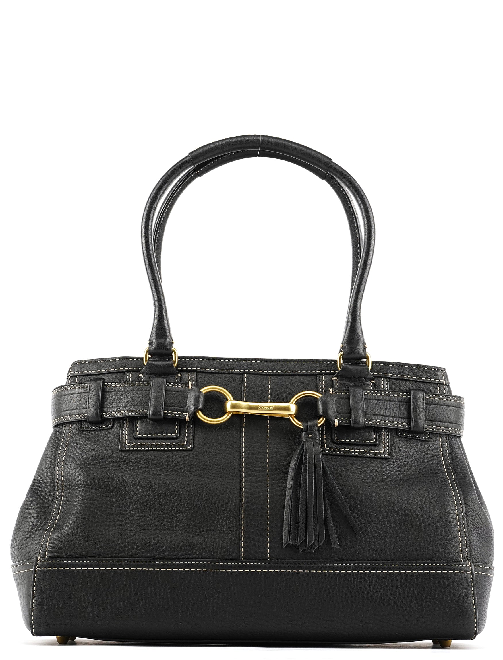 【希少】OLD COACH Dulles Bag leather black 希少】OLD COACH Dulles Bag leather black Vintage Coach Bags