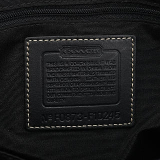 Coach F10245 Black Signature Hamptons Tote Bag