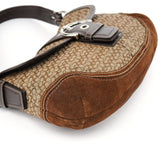 Coach F10926 Beige Brown Suede Soho Shoulder Bag