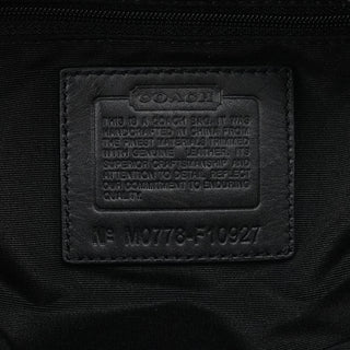 Coach F10927 Grey Black Signature Soho Tote Bag