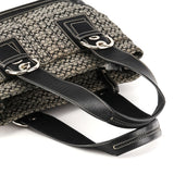 Coach F10927 Grey Black Signature Soho Tote Bag
