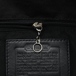 Coach F10927 Grey Black Signature Soho Tote Bag