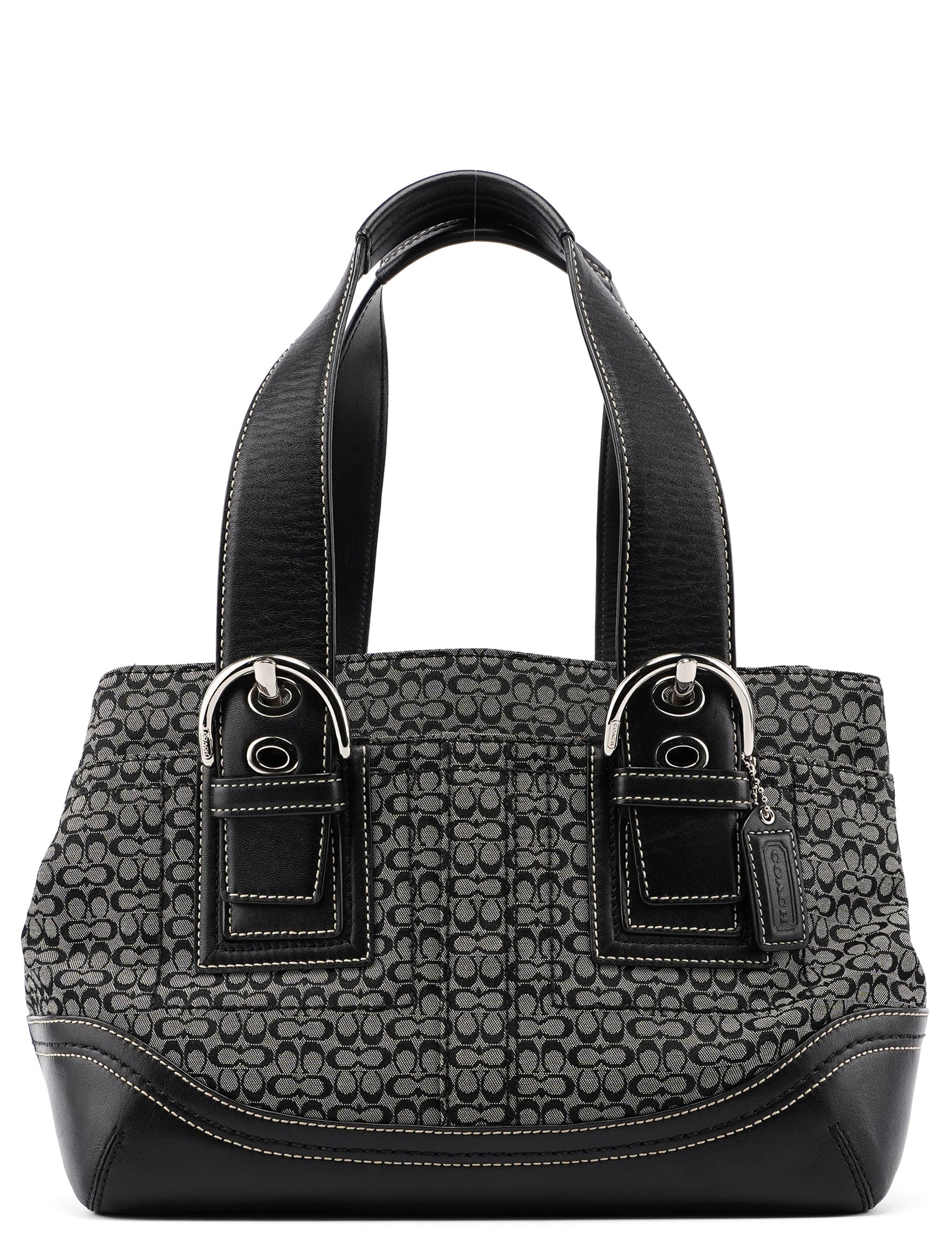 Coach F10927 Grey Signature C Soho Tote Bag