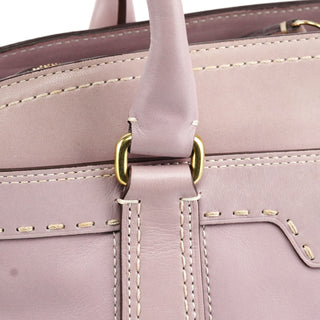 Coach F11540 Lilac Leather Turnlock Shoulder Bag