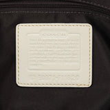 Coach F11620 Beige Gold Signature Turnlock Tote Bag