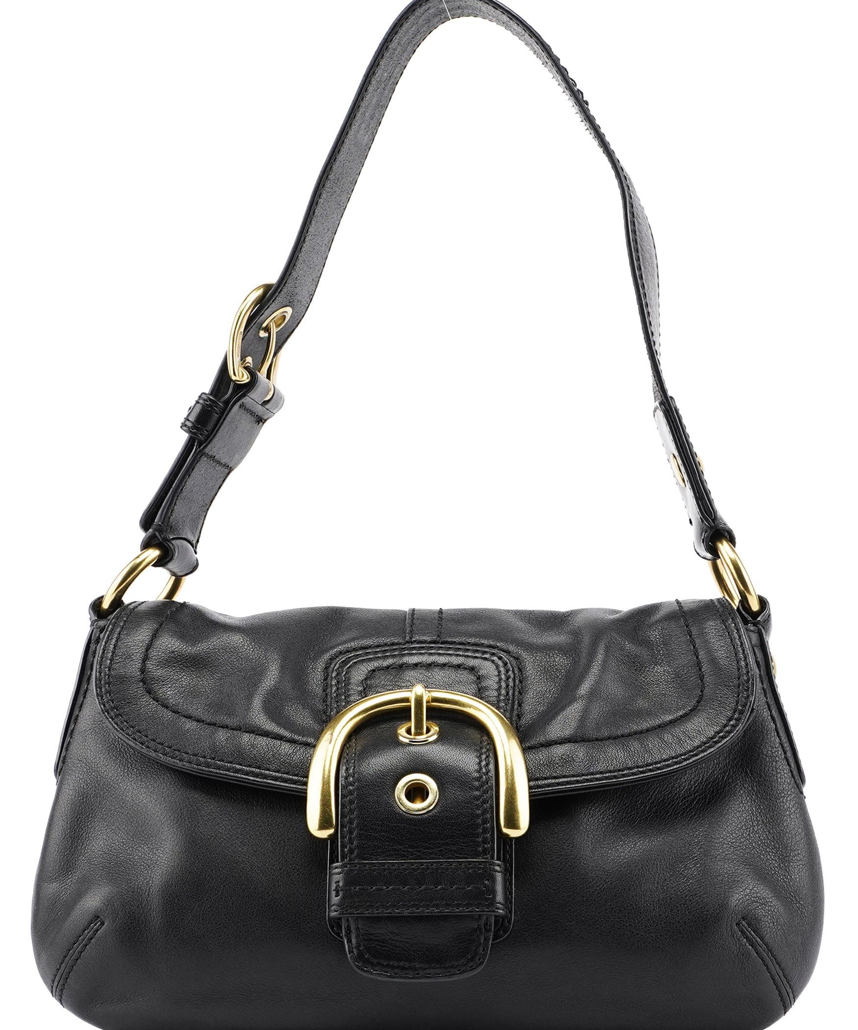 Coach F11840 Black Leather Soho Shoulder Bag