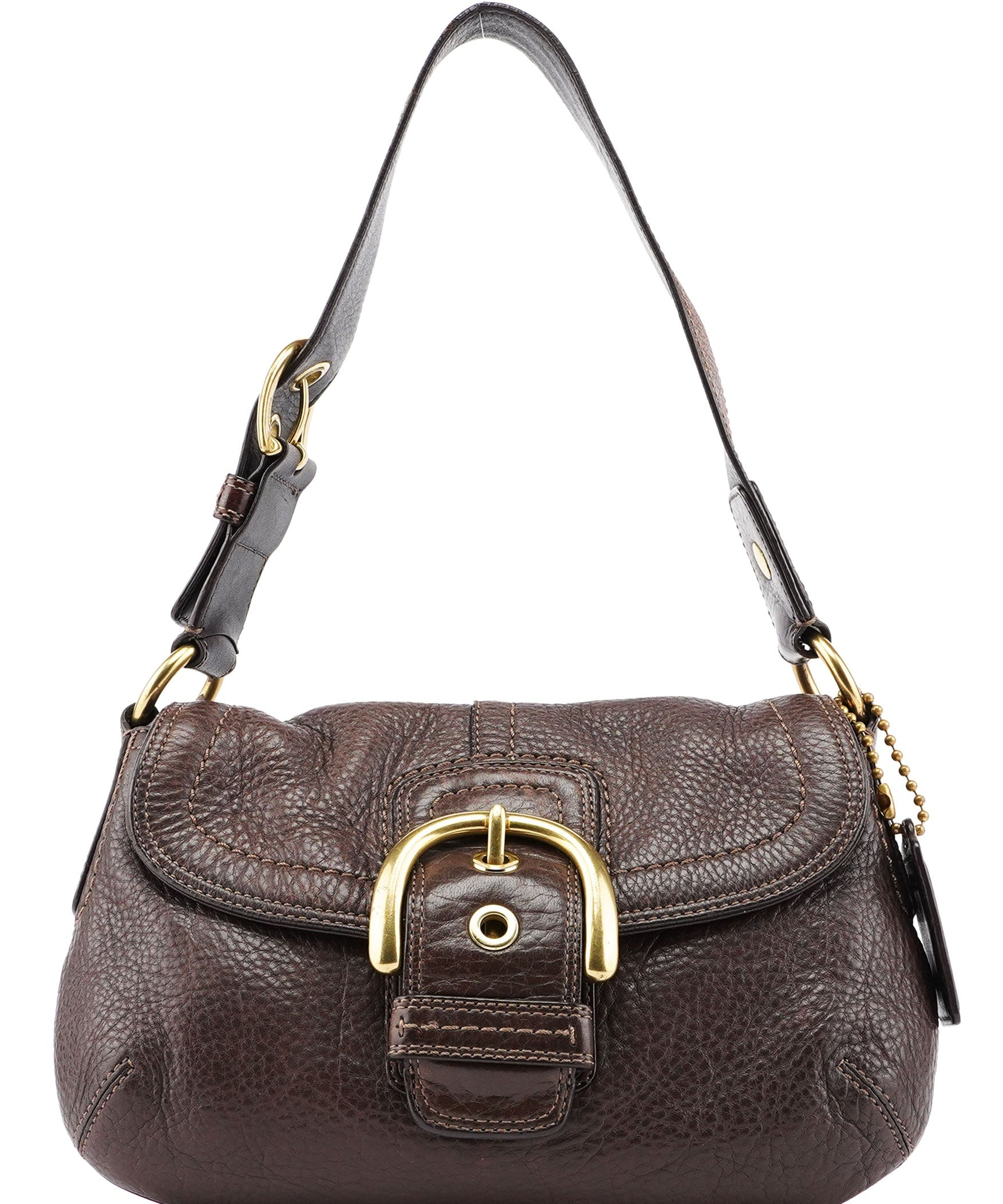 Coach F11840 Brown Leather Soho Shoulder Bag