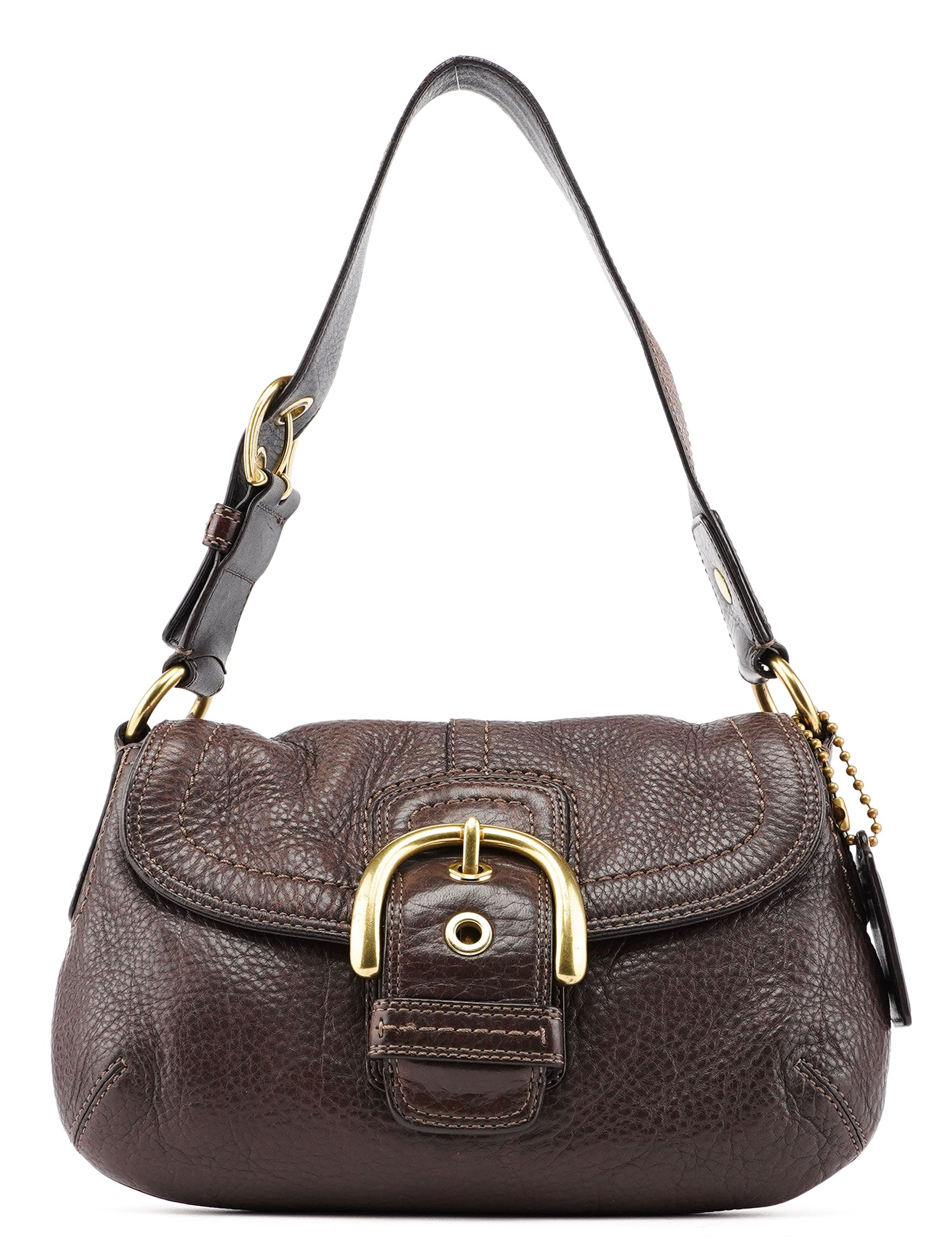 Coach F11840 Brown Leather Soho Shoulder Bag