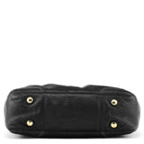 Coach F12178 Black Leather Hamptons Tote Bag