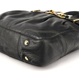 Coach F12178 Black Leather Hamptons Tote Bag