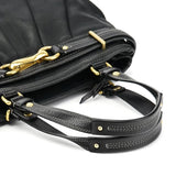 Coach F12178 Black Leather Hamptons Tote Bag