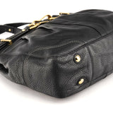 Coach F12178 Black Leather Hamptons Tote Bag