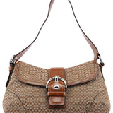 Coach F12309 Beige Signature C Soho Shoulder Bag