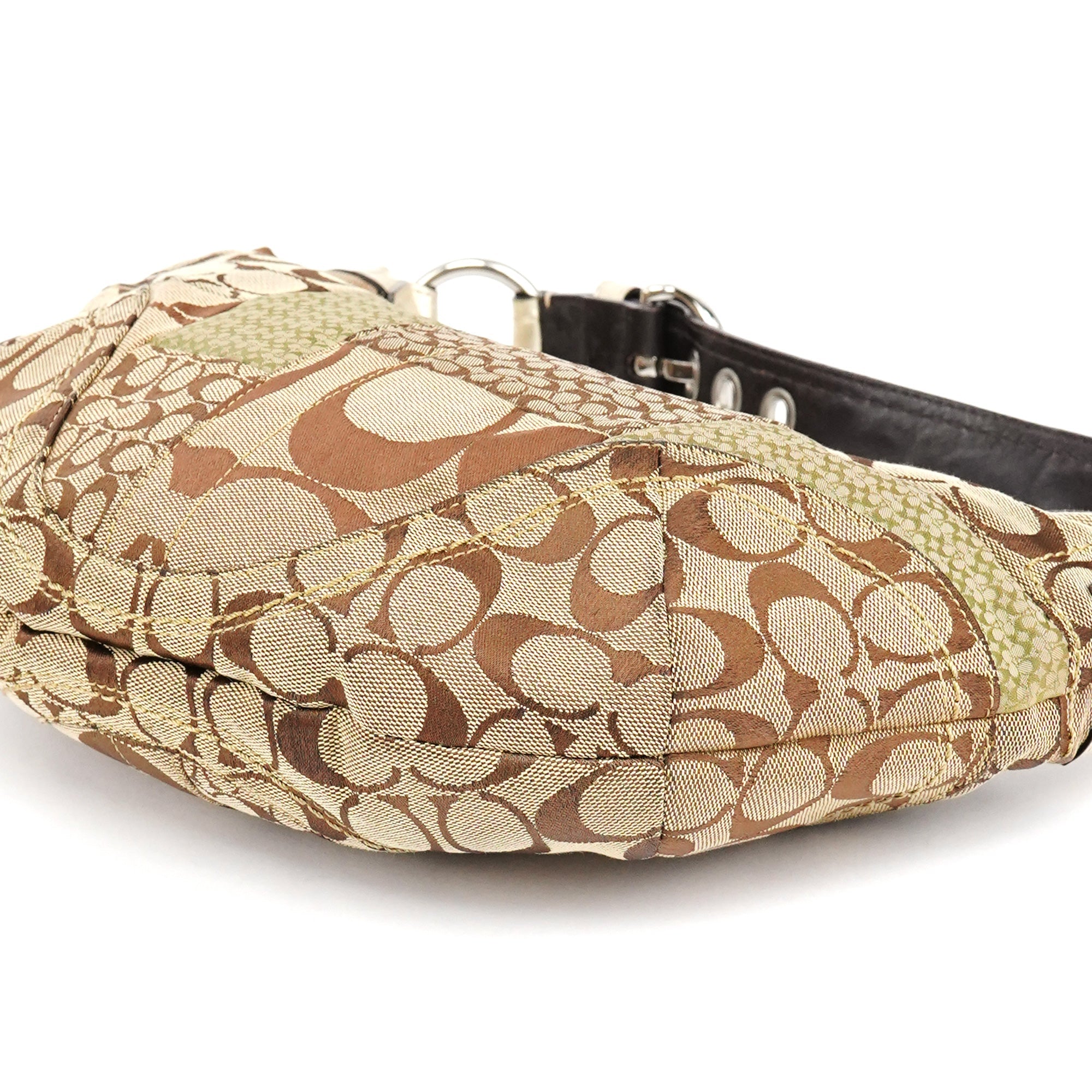 Coach F12315 Beige Patchwork Soho Shoulder Bag