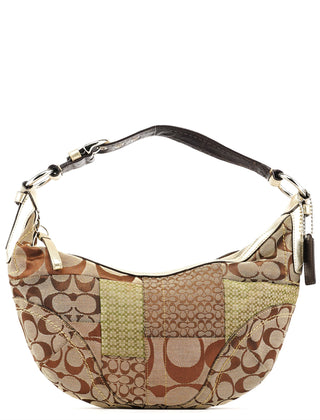 Coach F12315 Beige Patchwork Soho Shoulder Bag