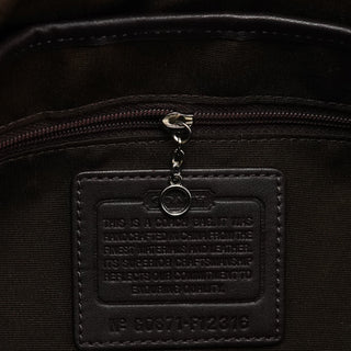 Coach F12316 Beige Gold Patchwork Soho Shoulder Bag