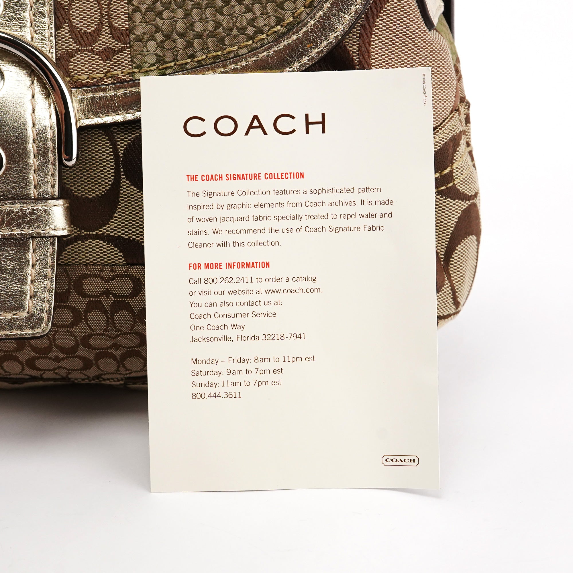 Coach F12316 Beige Gold Patchwork Soho Shoulder Bag