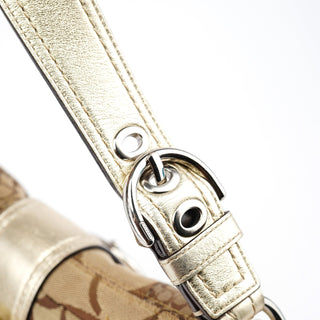 Coach F12316 Beige Patchwork Soho Shoulder Bag