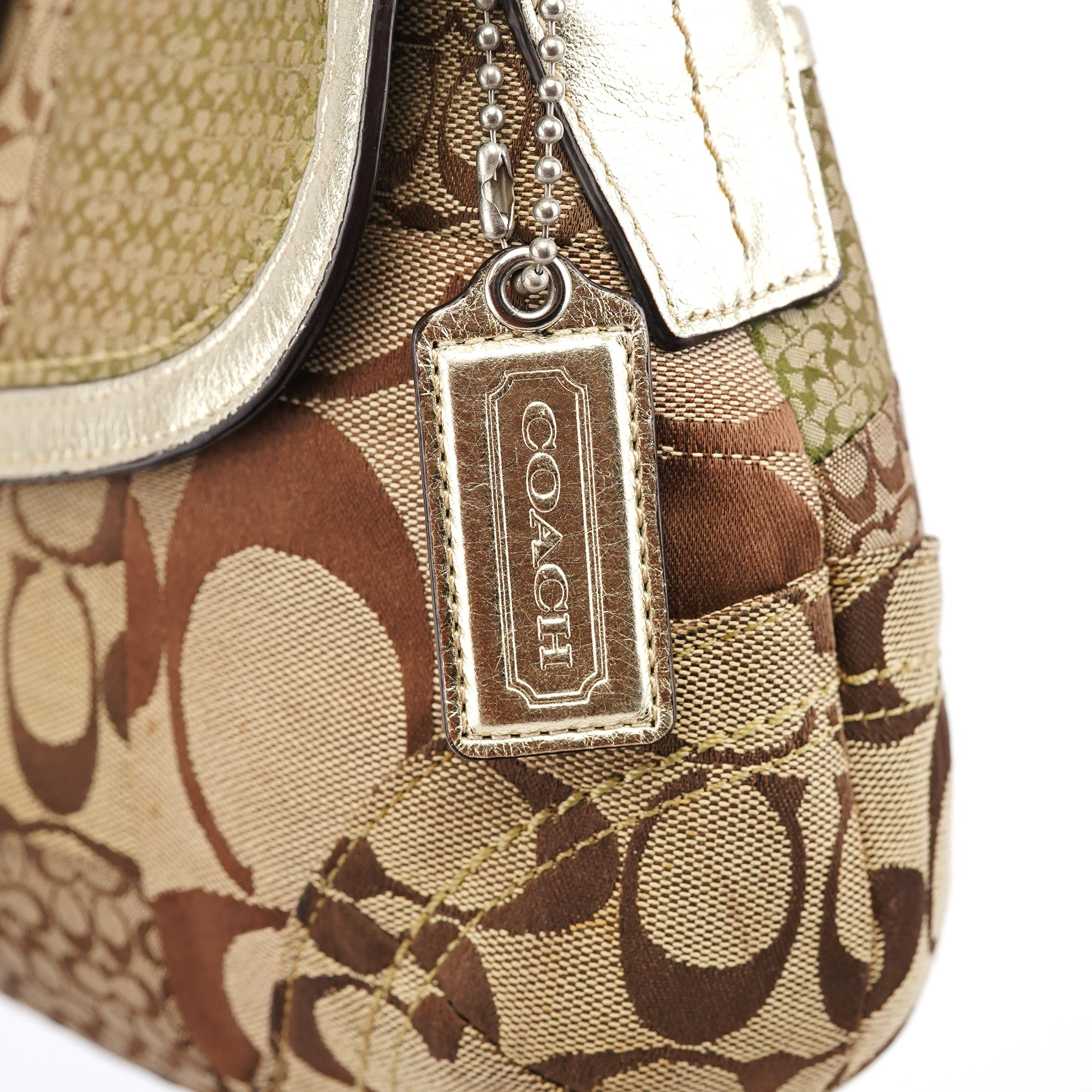 Coach 12316 Beige Patchwork Soho Shoulder Bag – Rediscover