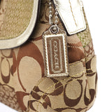 Coach F12316 Beige Patchwork Soho Shoulder Bag