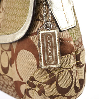 Coach F12316 Beige Patchwork Soho Shoulder Bag