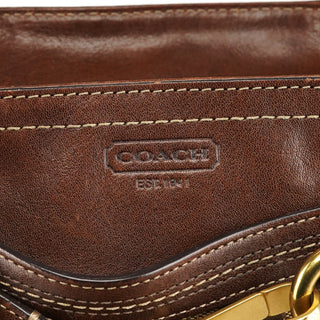 Coach F12467 Beige Brown Hamptons Tote Bag