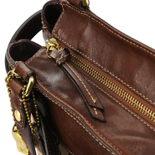 Coach F12467 Beige Brown Hamptons Tote Bag