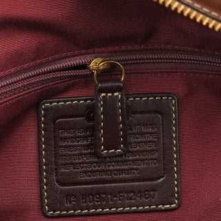 Coach F12467 Beige Brown Hamptons Tote Bag