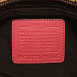 Coach F13065 Beige Pink Signature Hamptons Tote Bag