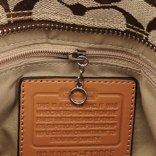 Coach F13065 Beige Signature Hampton Tote Bag
