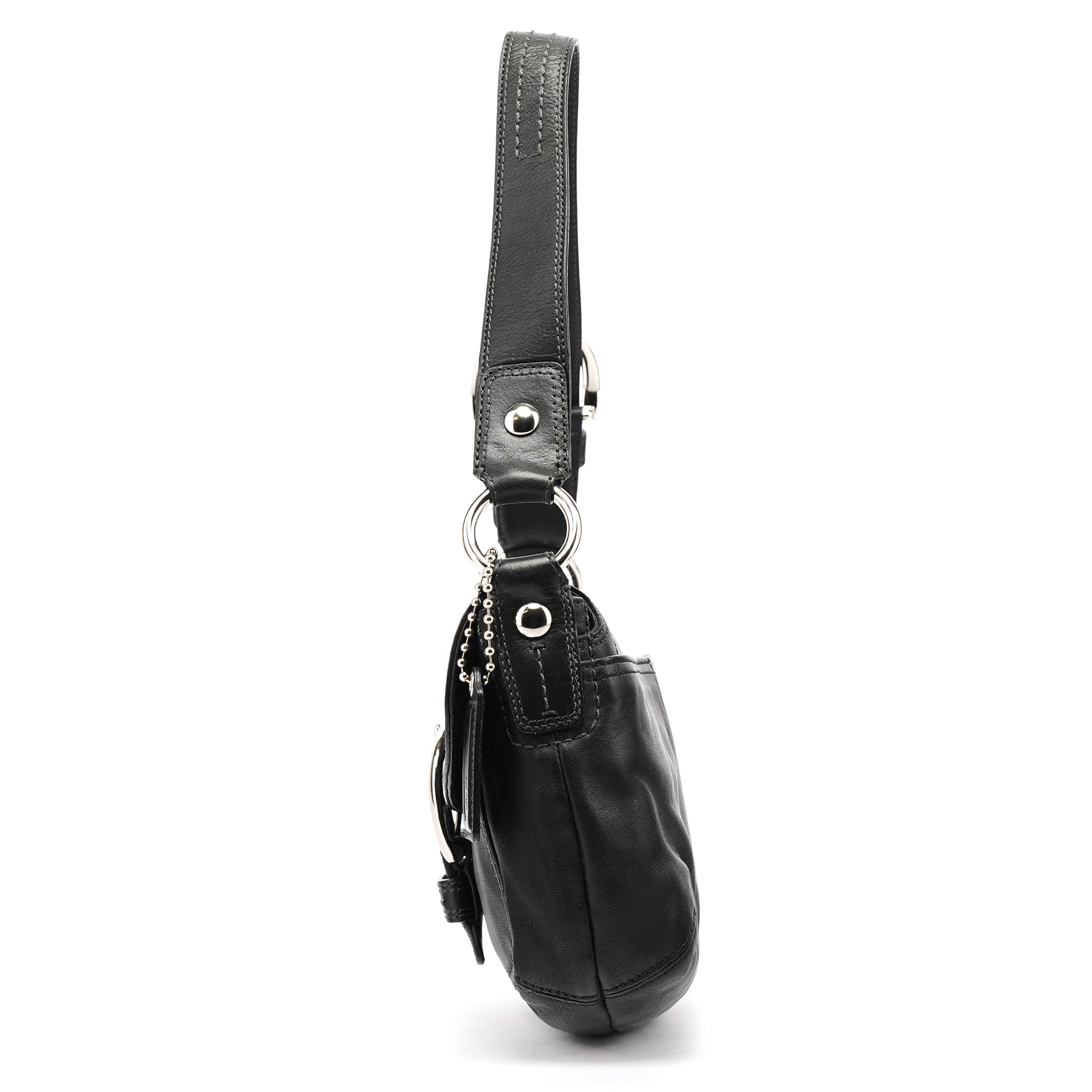Coach F13105 Black Leather Soho Shoulder Bag