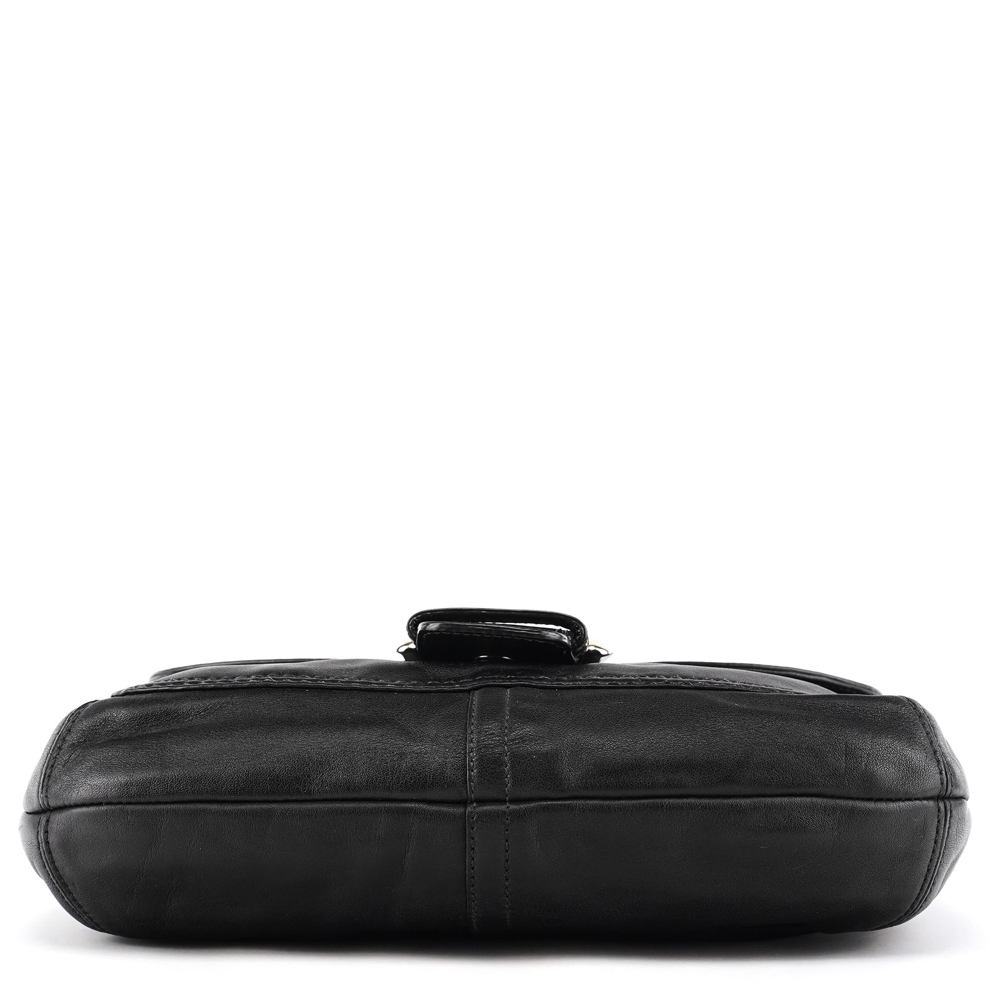 Coach F13105 Black Leather Soho Shoulder Bag