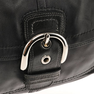 Coach F13105 Black Leather Soho Shoulder Bag