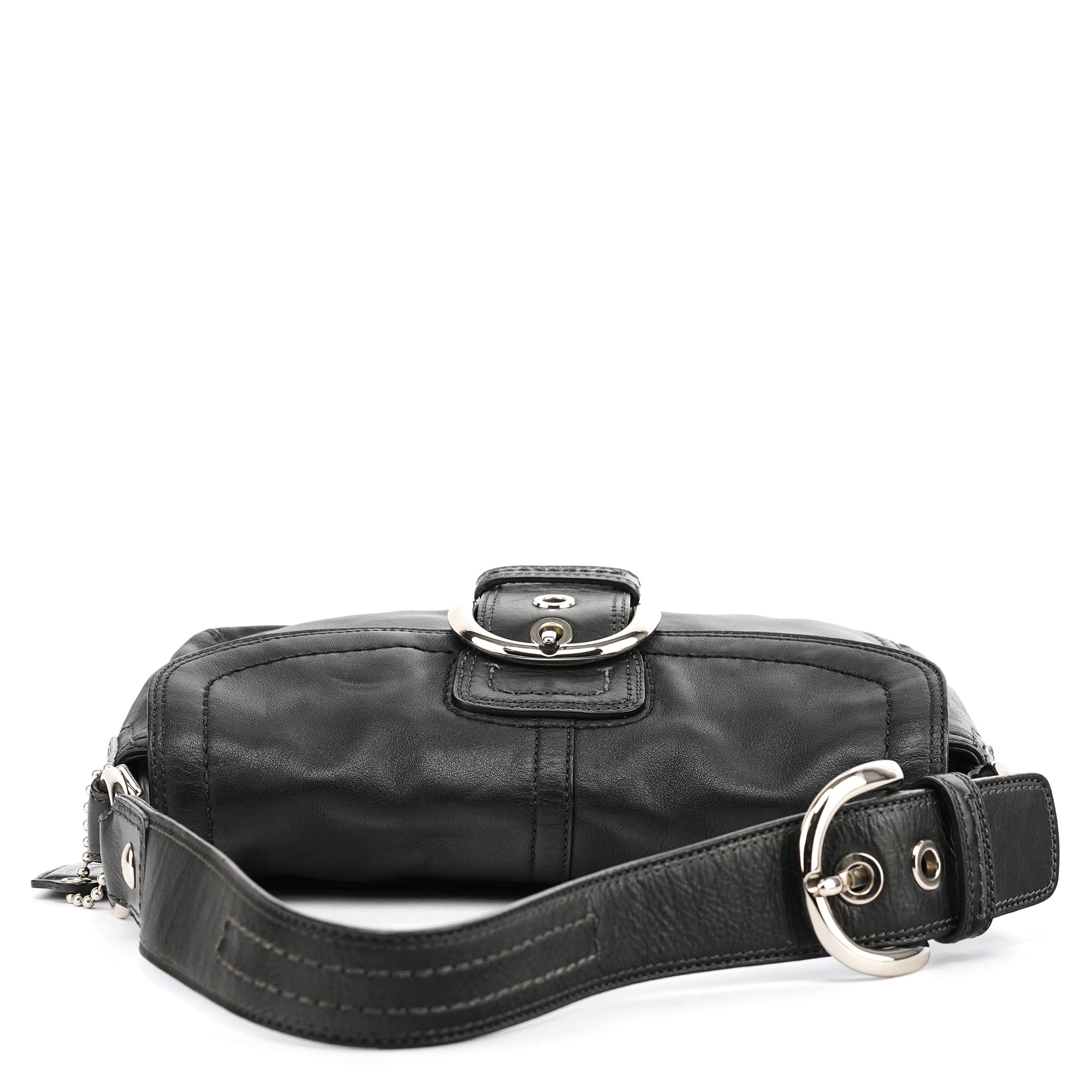 Coach F13105 Black Leather Soho Shoulder Bag